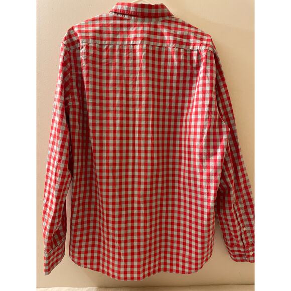 J Crew Mens Size XL Classic Flex Washed Button Down Plaid Dress Shirt Casual - Picture 2 of 6